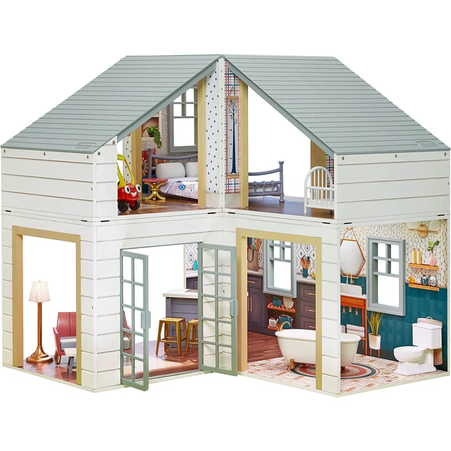 Little Tikes Real Wood Stack 'n Style Dollhouse for $241 Little Tikes Real Wood Stack 'n Style Dollhouse for $241