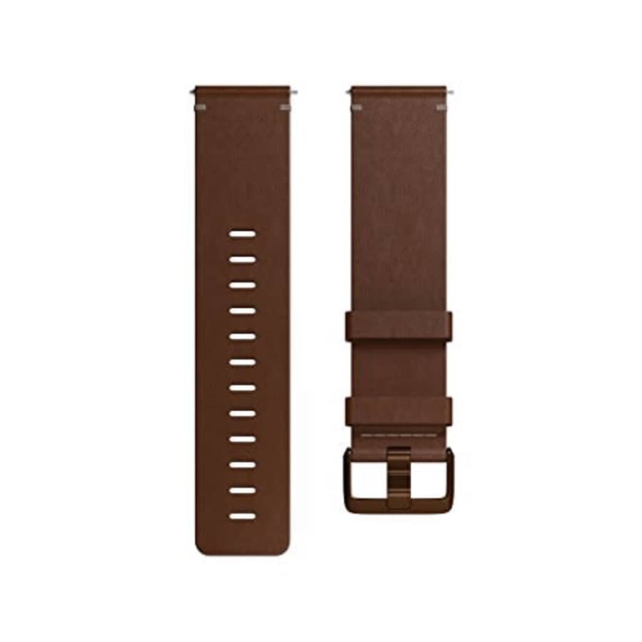 Fitbit Versa Family Accessory Band, Official Fitbit Product, Premium Horween Leather, Cognac, Large for $67 Fitbit Versa Family Accessory Band, Official Fitbit Product, Premium Horween Leather, Cognac, Large for $67