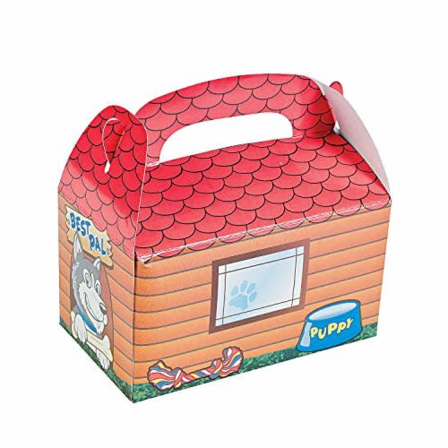 Fun Express - Dog House Treat Boxes for Party - Party Supplies - Containers & Boxes - Paper Boxes - for $14 Fun Express - Dog House Treat Boxes for Party - Party Supplies - Containers & Boxes - Paper Boxes - for $14