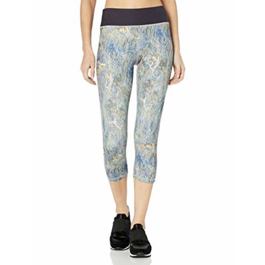 SHAPE activewear Women's s Capri, Cliff Print, X-Small for $38