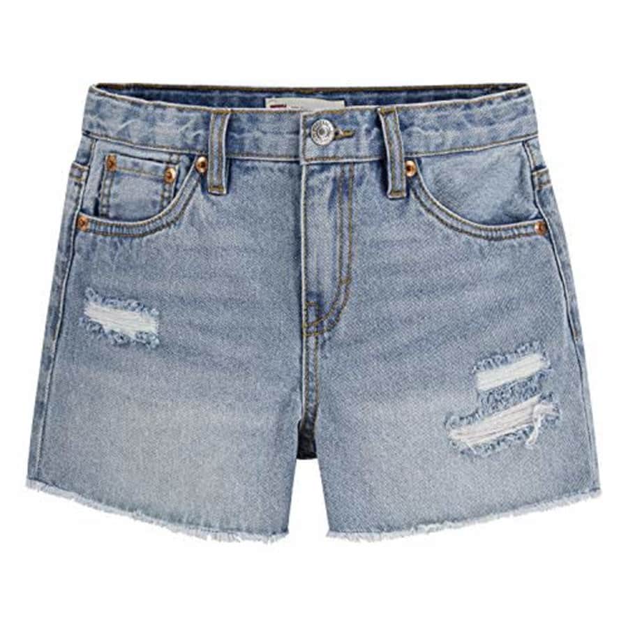 Levi's Girls' Girlfriend Fit Denim Shorty Shorts, Indigo Avenue, 8 for $22 Levi's Girls' Girlfriend Fit Denim Shorty Shorts, Indigo Avenue, 8 for $22