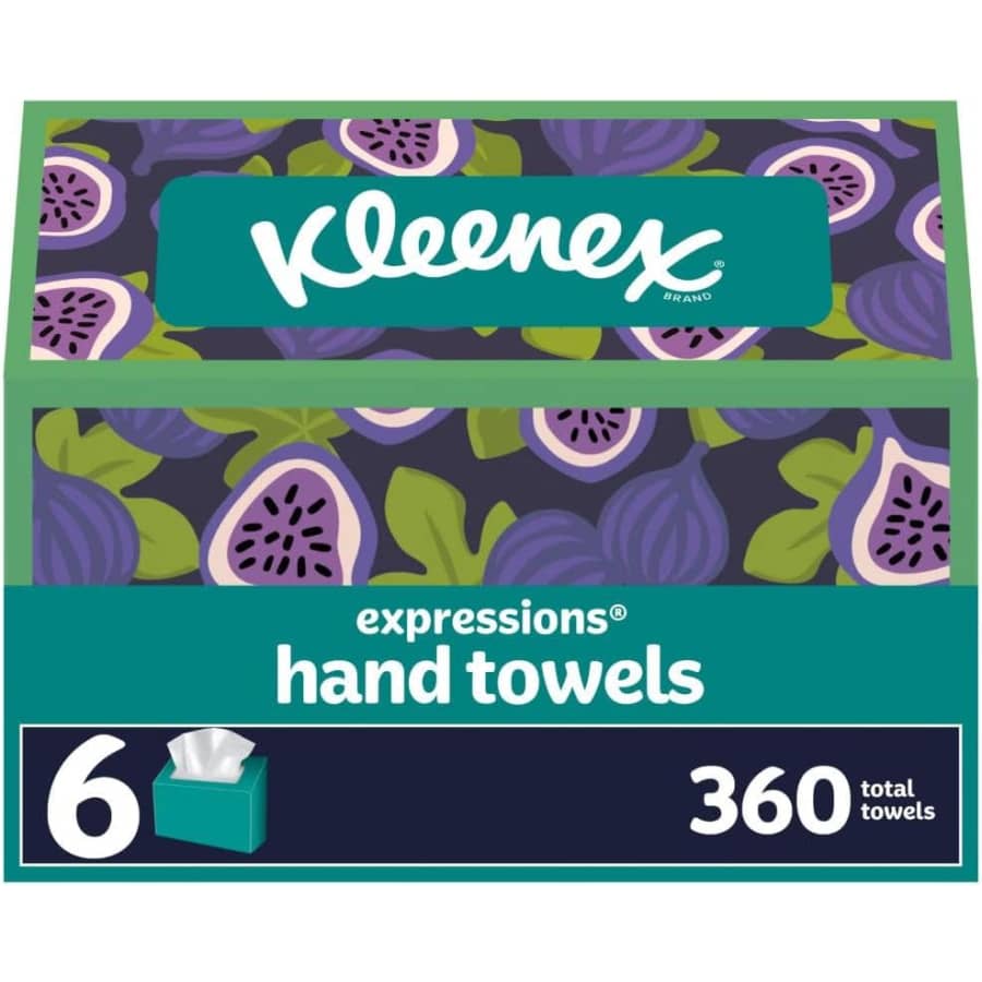 Kleenex Expressions Disposable Paper Hand Towels 360-Count for $18 via Sub & Save Kleenex Expressions Disposable Paper Hand Towels 360-Count for $18 via Sub & Save