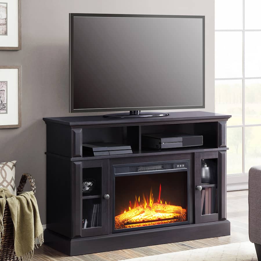 Whalen Barston Media Fireplace Stand for TVs up to 55" for $219 Whalen Barston Media Fireplace Stand for TVs up to 55" for $219