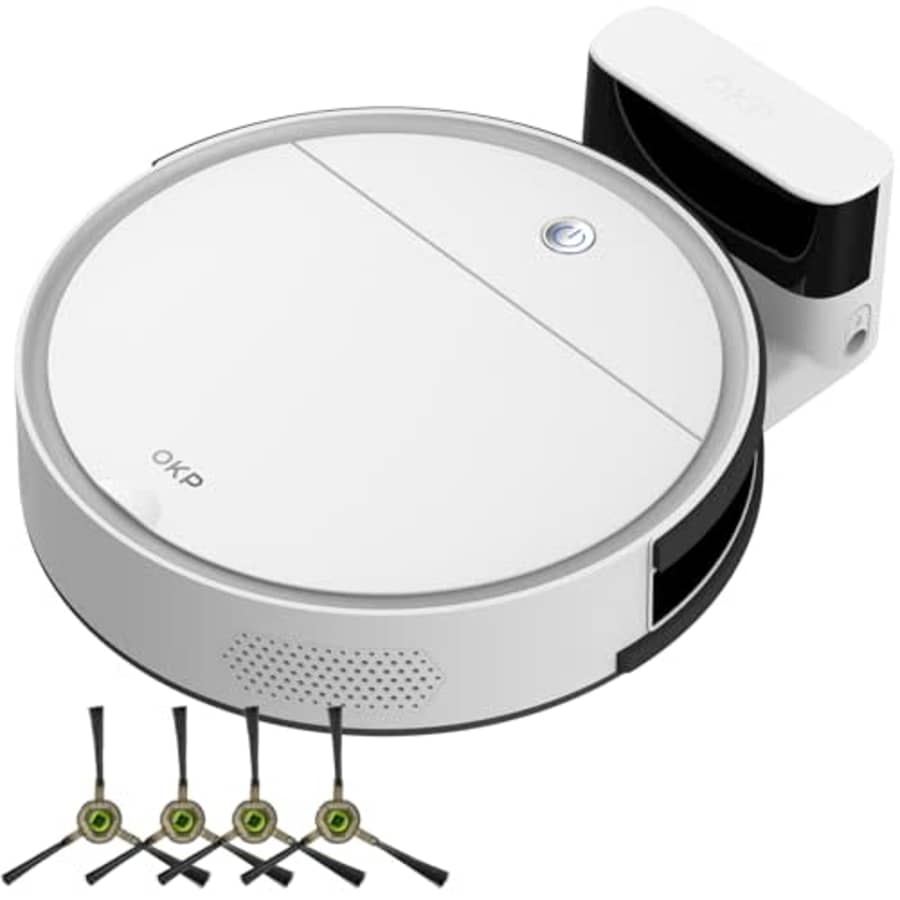 OKP Robot Vacuum Cleaner: Smart Robotic Vacuum Cleaning - Wi-Fi Connected, Tailored Schedules, for $110 OKP Robot Vacuum Cleaner: Smart Robotic Vacuum Cleaning - Wi-Fi Connected, Tailored Schedules, for $110
