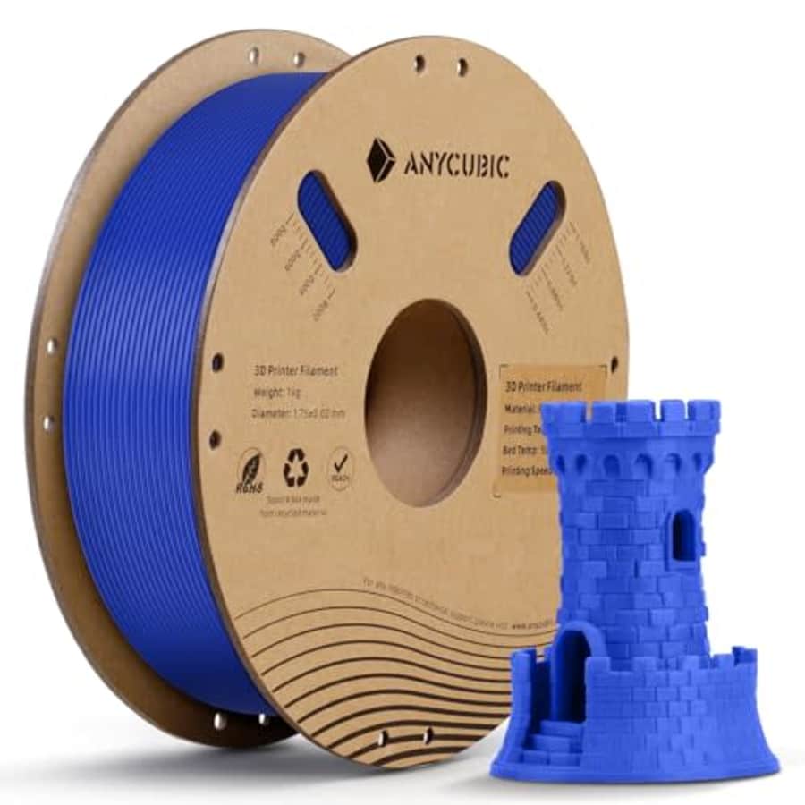 ANYCUBIC PLA 3D Printer Filament, RFID 3D Printing PLA Filament 1.75mm Dimensional Accuracy +/- for $16