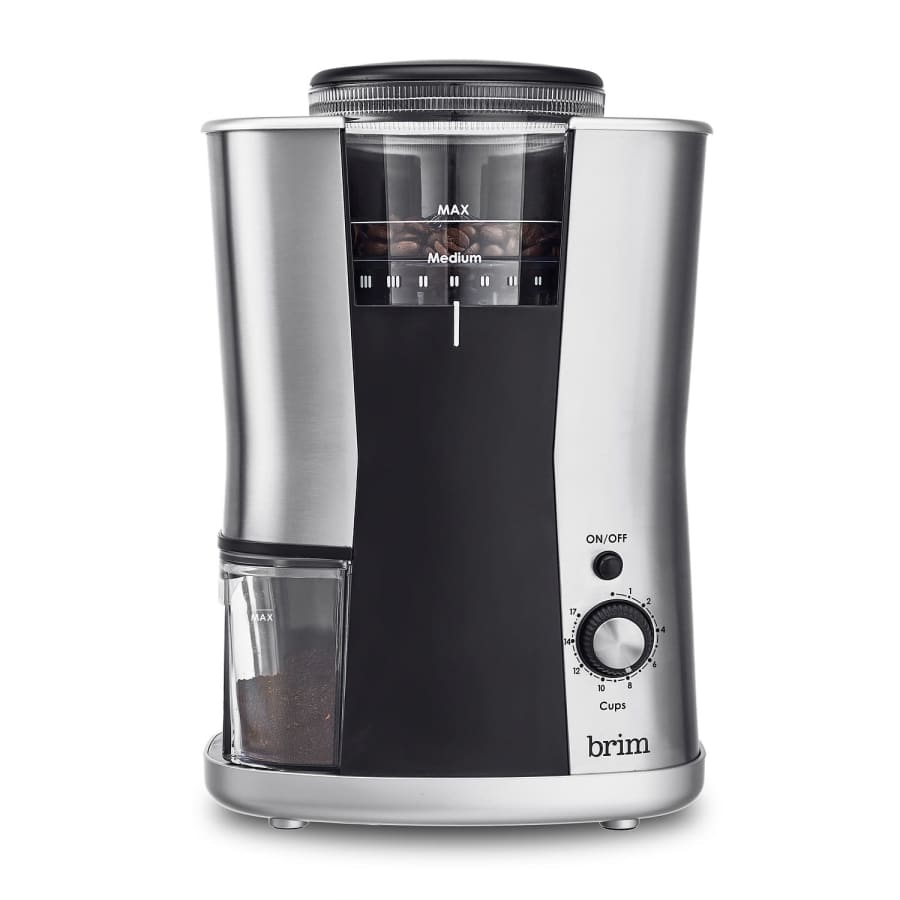 Brim Conical Burr Coffee Grinder for $36