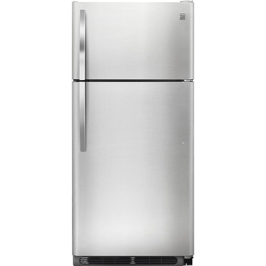 Kenmore 18-Cu. Ft. Top-Freezer Refrigerator w/ Glass Shelves for $400 Kenmore 18-Cu. Ft. Top-Freezer Refrigerator w/ Glass Shelves for $400