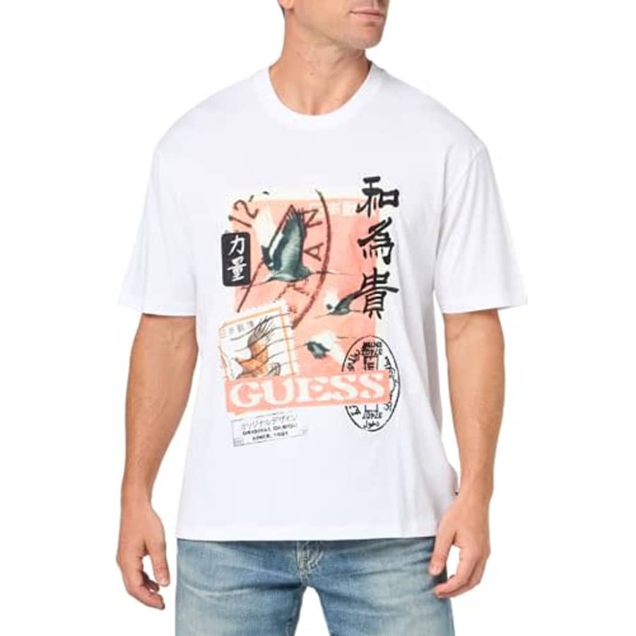 GUESS Men's Shirt, Pure White for $27 GUESS Men's Shirt, Pure White for $27