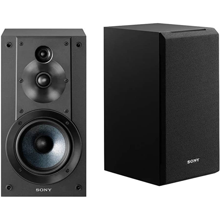 Sony SSCS5 3-Way 3-Driver Bookshelf Speaker System (Pair) for $123