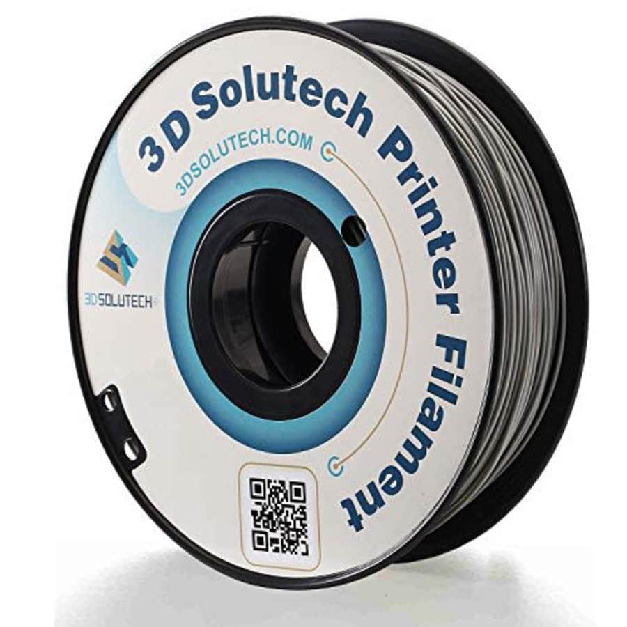 3D Solutech Real Grey 1.75mm PETG 3D Printer Filament 2.2 LBS (1.0KG) - PETG175GRY for $28