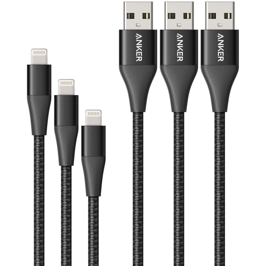 Anker Powerline+ II Lightning Cable 3-Pack for $35