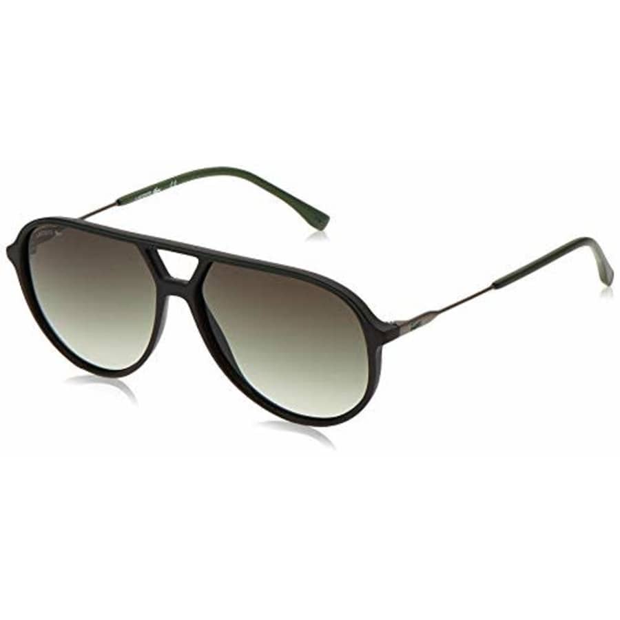 Lacoste Men's L927S Aviator Sunglasses, Matte Black, 59/13/145 for $220
