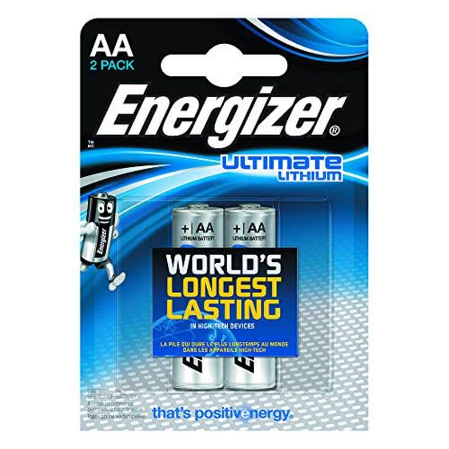 Energizer AA Ultimate Lithium Batteries 4 Pack for $15 Energizer AA Ultimate Lithium Batteries 4 Pack for $15