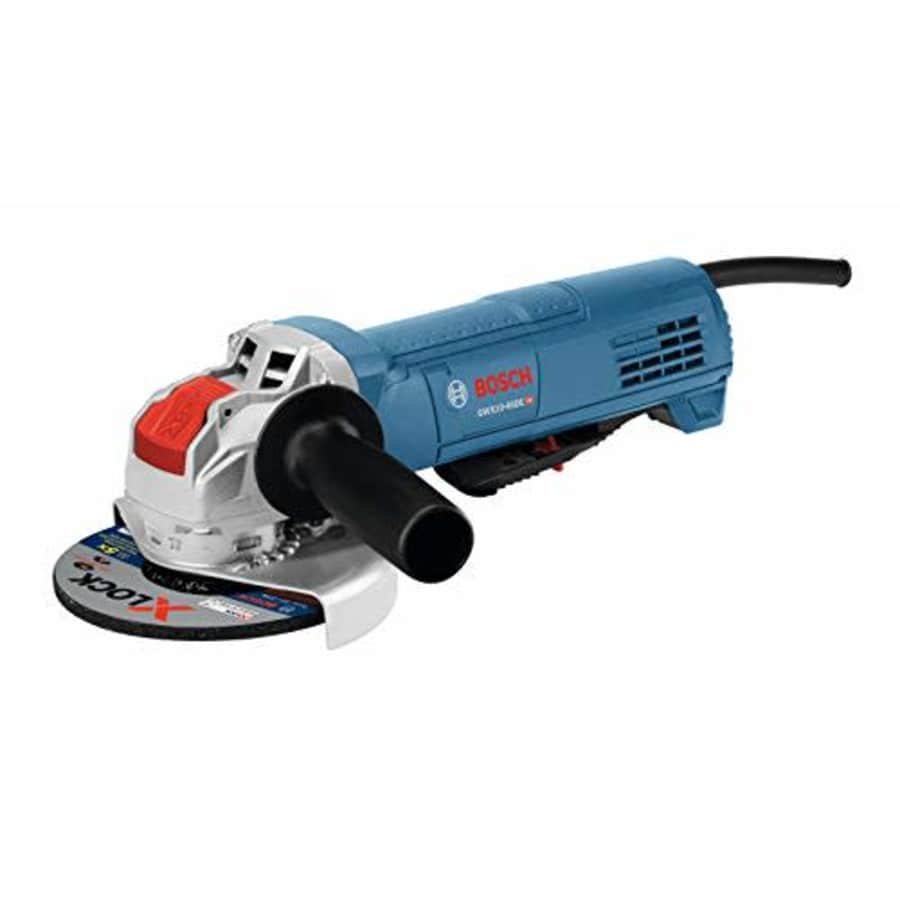 Bosch GWX10-45DE 4-1/2 In. X-LOCK Ergonomic Angle Grinder with No Lock-On Paddle Switch for $79