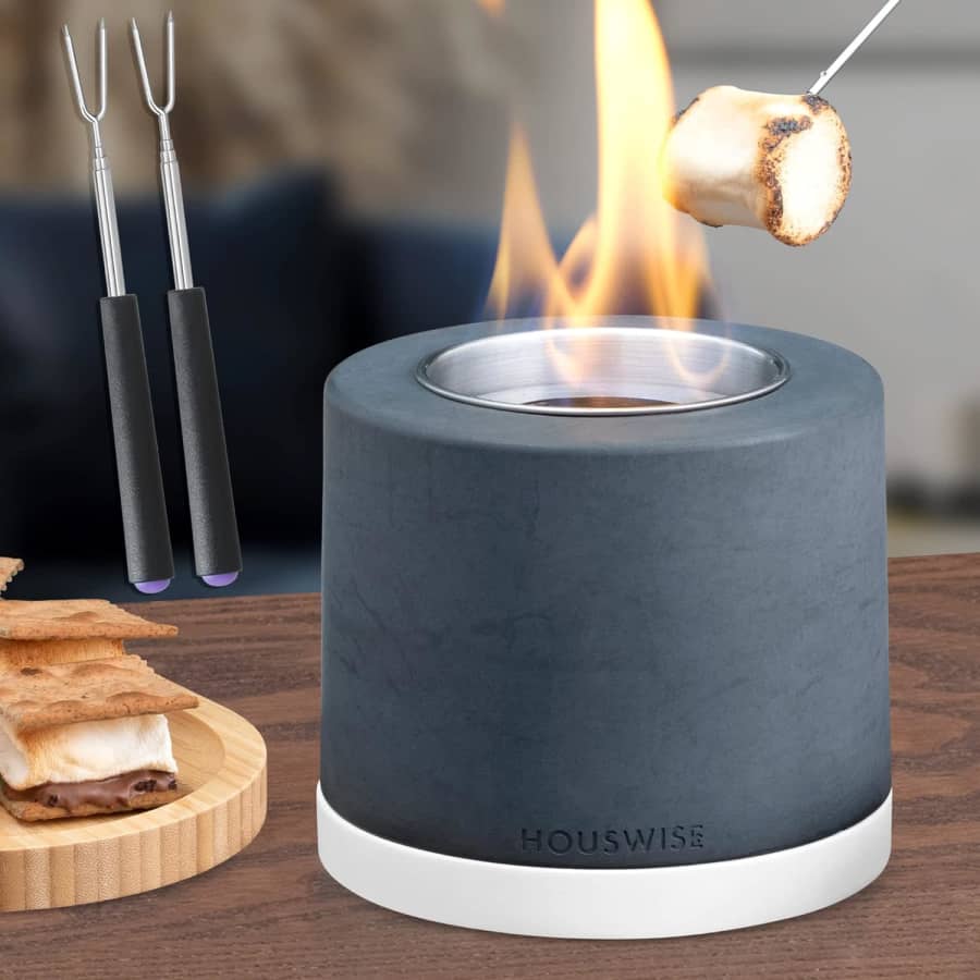 Houswise Tabletop Fire Pit for $30