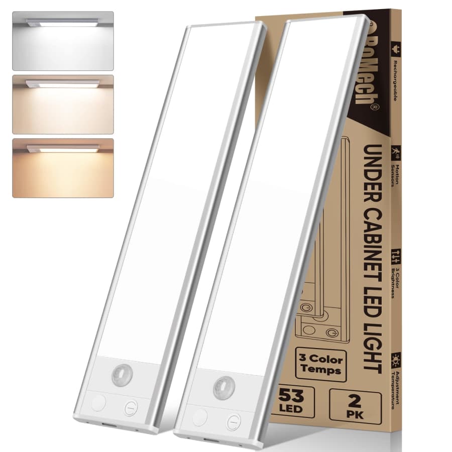 Romech 7.8" LED Under Cabinet Light 2-Pack for $19