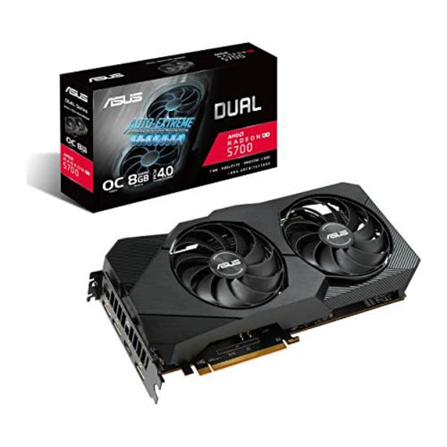 ASUS AMD Radeon RX 5700 Overclocked 8G GDDR6 Dual Fan EVO Edition HDMI DisplayPort Gaming Graphics for $550