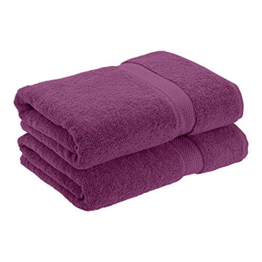 SUPERIOR Solid Egyptian Cotton 2-Piece Bath Towel Set for $63