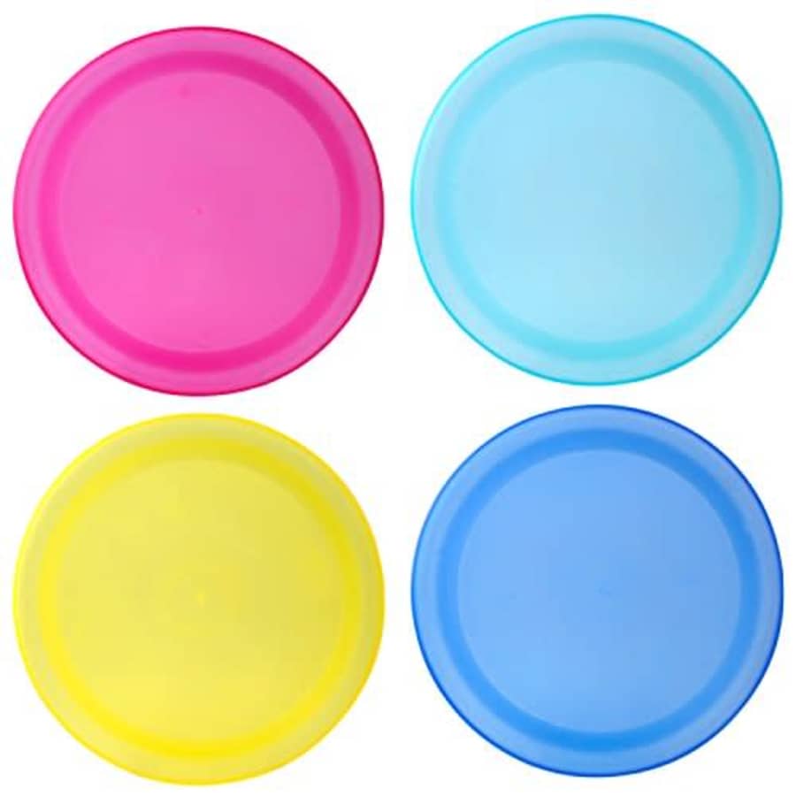 Imperial Home Plastic Plates, Outdoor Plate Set, Party Supplies, Reusable Picnic or Camping Plates, for $8