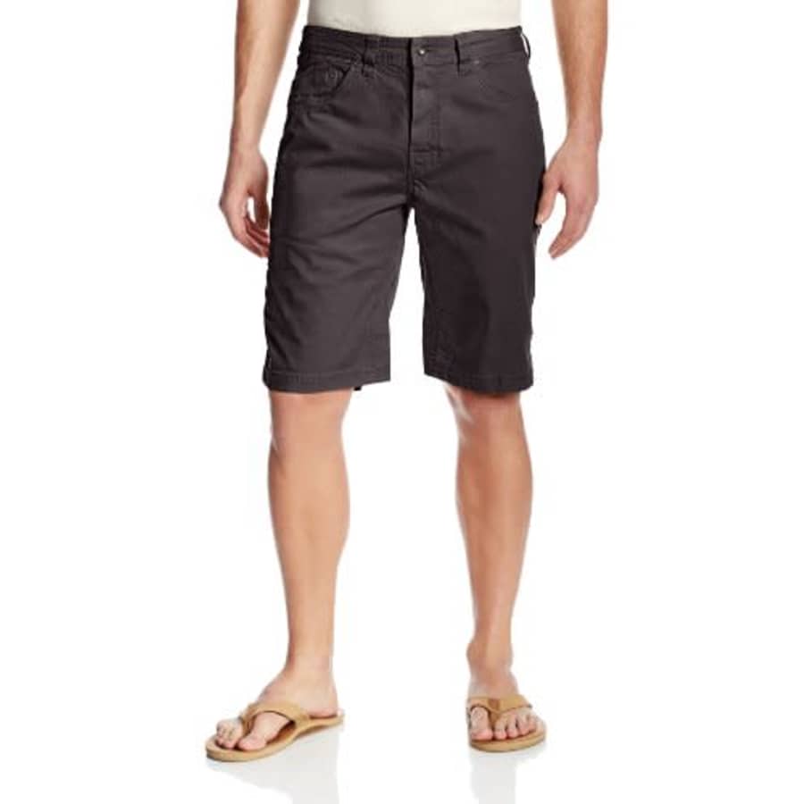 prAna Living Men's Bronson 11-Inch Inseam Shorts, Charcoal, 30 for $15