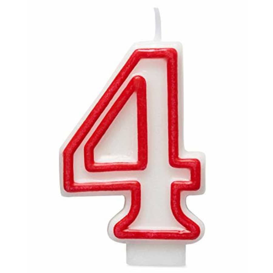 American Greetings Party Supplies Birthday Candle, Number 4 (1-Count) for $1 American Greetings Party Supplies Birthday Candle, Number 4 (1-Count) for $1