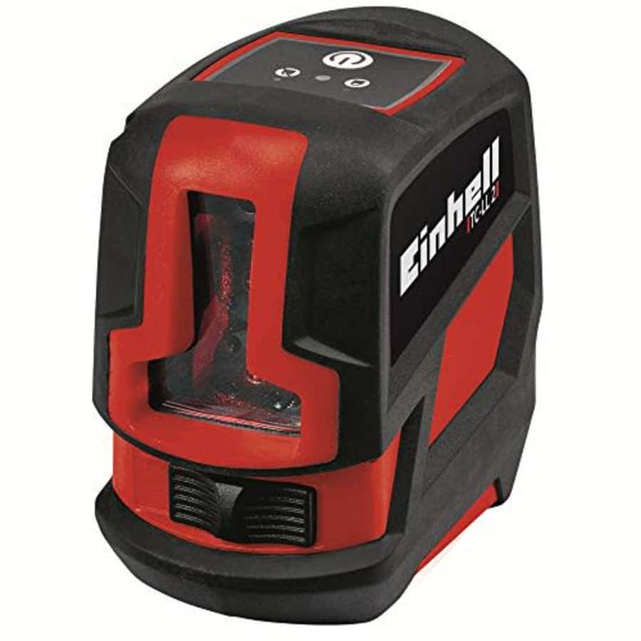 Einhell TC-LL Self-Leveling Red-Beam Horizontal and Vertical Cross-Line Laser Level, 30-Ft Range, for $78