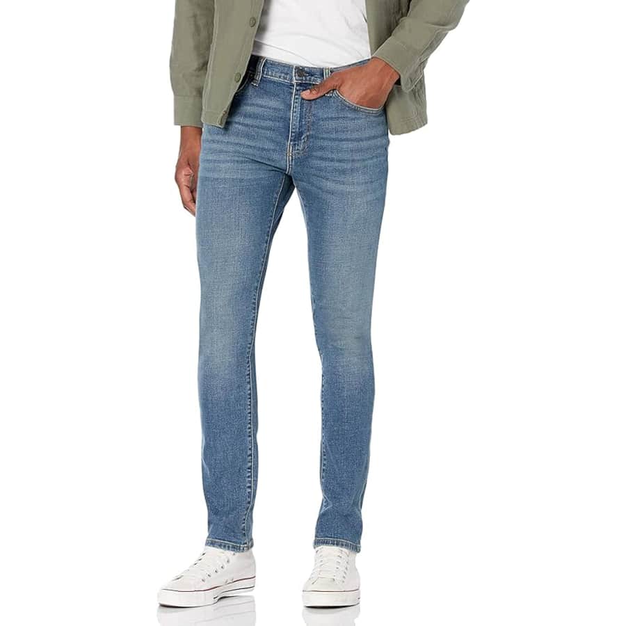 Amazon Essentials Men's Skinny-Fit Stretch Jeans From $8.90 Amazon Essentials Men's Skinny-Fit Stretch Jeans From $8.90