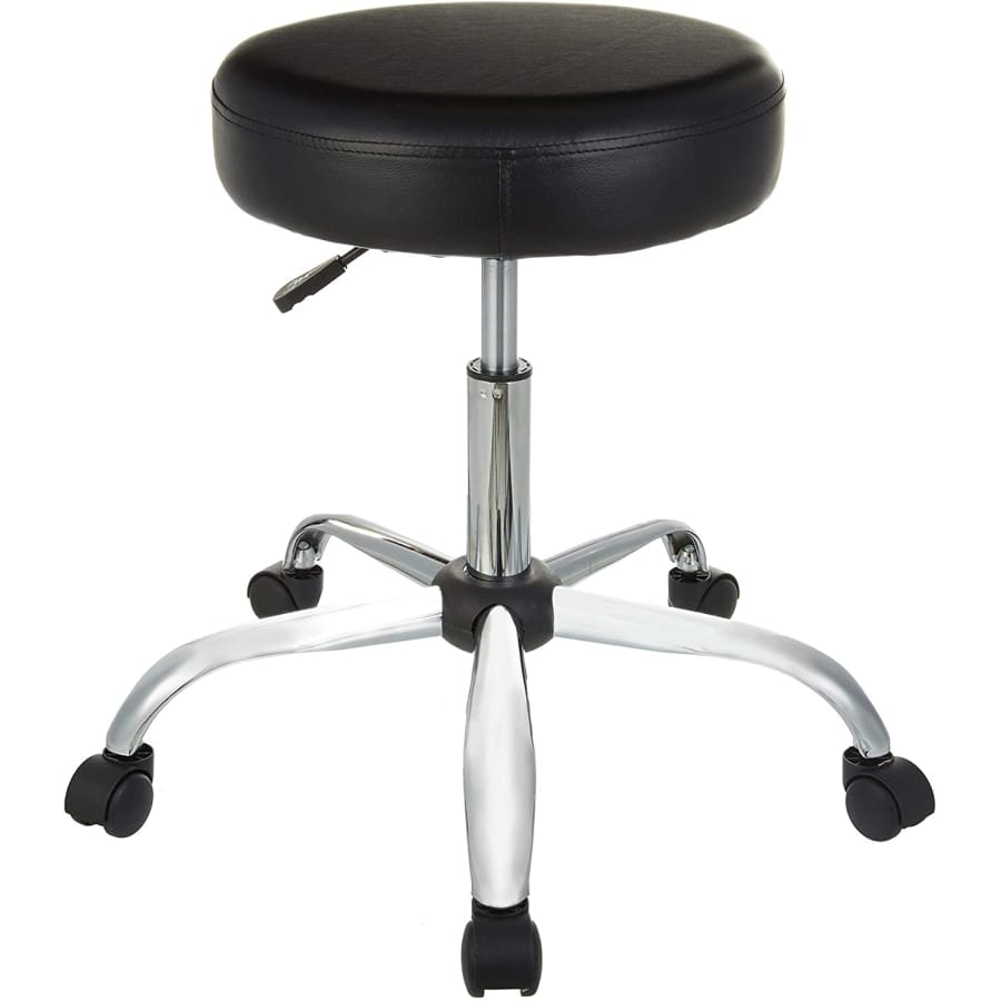 AmazonBasics Multi-Purpose Drafting Spa Bar Stool w/ Wheels for $47