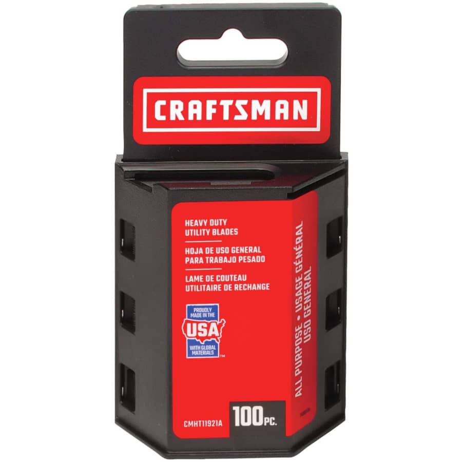 Craftsman Utility Knife Blades 100-Pack for $10 Craftsman Utility Knife Blades 100-Pack for $10