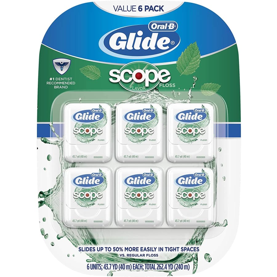 Oral-B Glide 3D Scope Dental Floss 6-Pack for $7.36 via Sub & Save