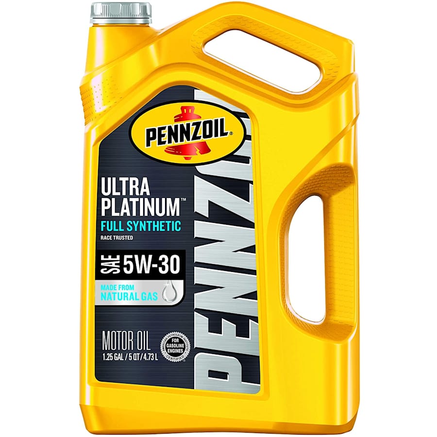 Pennzoil Ultra Platinum 5W-30 Full Synthetic Motor Oil 5-Quart Jug for $29