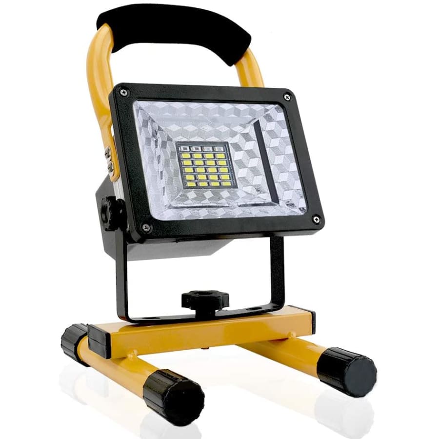 Hallomall 15W Rechargeable LED Work Spotlight w/ USB for $27