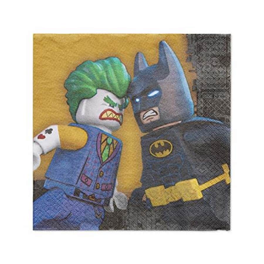 American Greetings Boy's Lego Batman Party Supplies, Paper Lunch Napkins, 16-Count for $10 American Greetings Boy's Lego Batman Party Supplies, Paper Lunch Napkins, 16-Count for $10