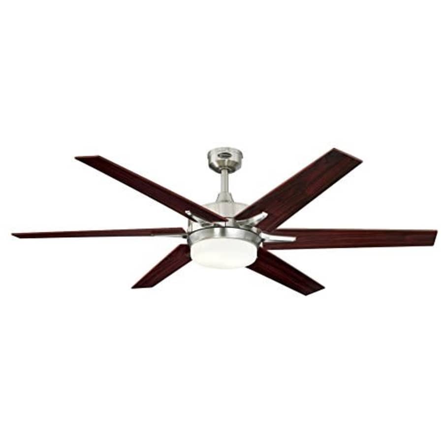 Westinghouse Lighting Cayuga 60-inch Ceiling Fan with LED Light Kit in Brushed Nickel for $278