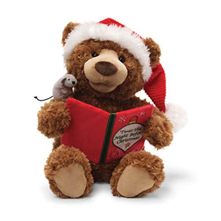 GUND Storytime Teddy Bear Animated Holiday Stuffed Animal Plush, 13" for $38 GUND Storytime Teddy Bear Animated Holiday Stuffed Animal Plush, 13" for $38