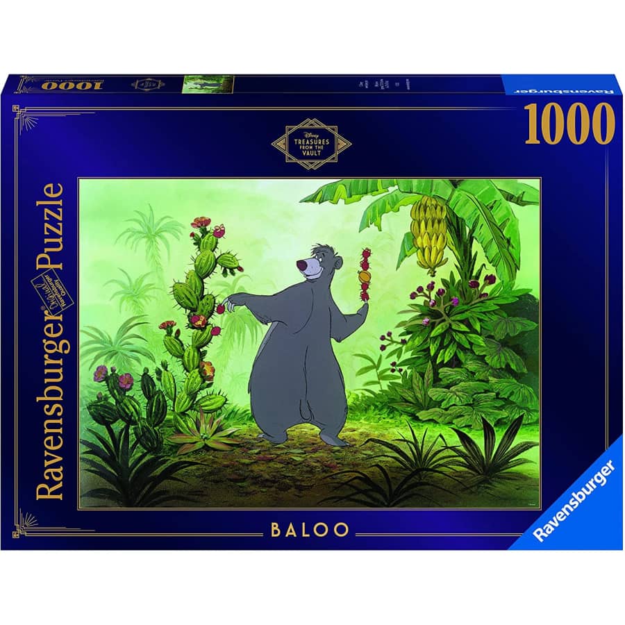 Ravensburger Disney Treasures from The Vault: Baloo 1,000-Piece Jigsaw for $21
