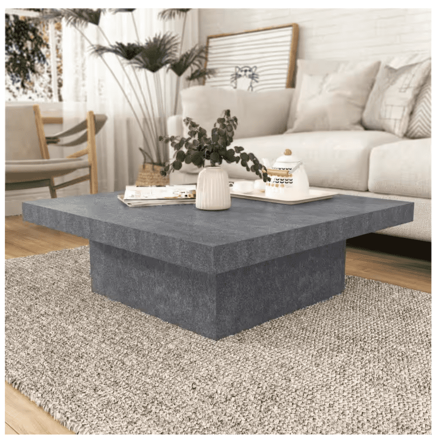 Galano Carmelo 35" Wood Top Coffee Table for $116