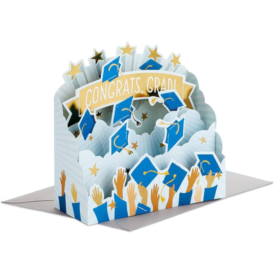 Hallmark Paper Wonder Displayable Pop-Up Graduation Card for $1 Hallmark Paper Wonder Displayable Pop-Up Graduation Card for $1