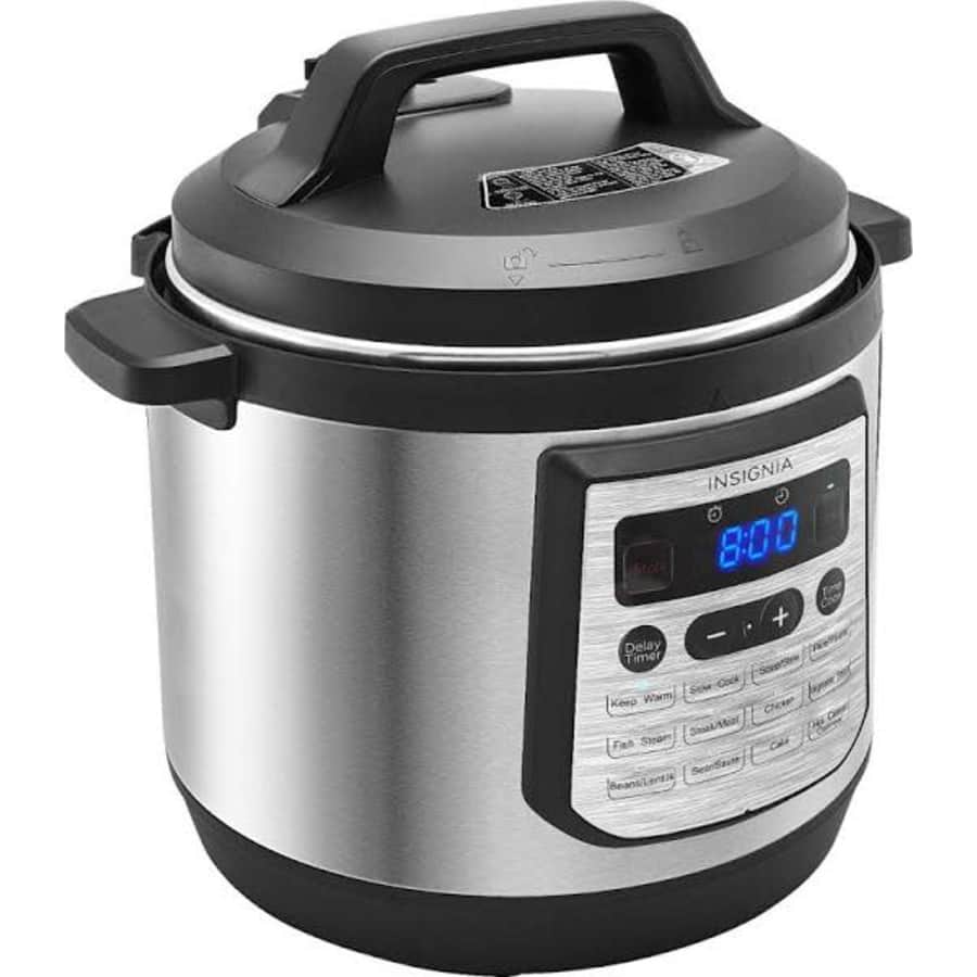 Insignia 8-Quart Multi-Function Pressure Cooker for $40 Insignia 8-Quart Multi-Function Pressure Cooker for $40