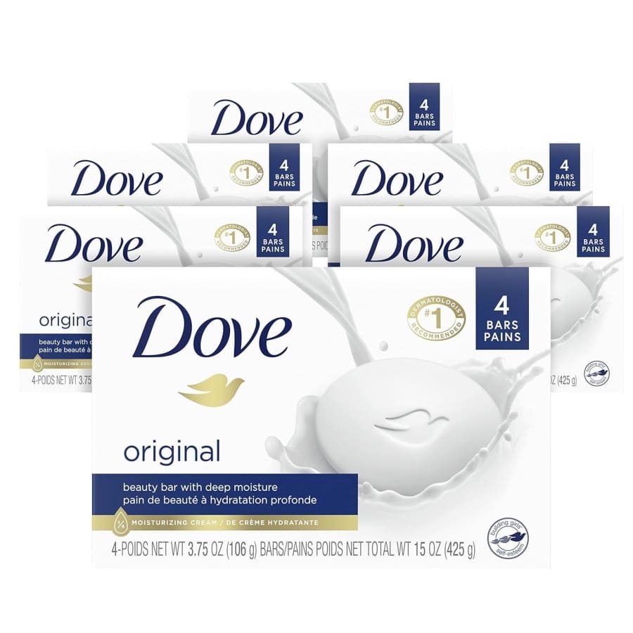 Dove Original Beauty Bar Soap 24-Pack for $19 Dove Original Beauty Bar Soap 24-Pack for $19