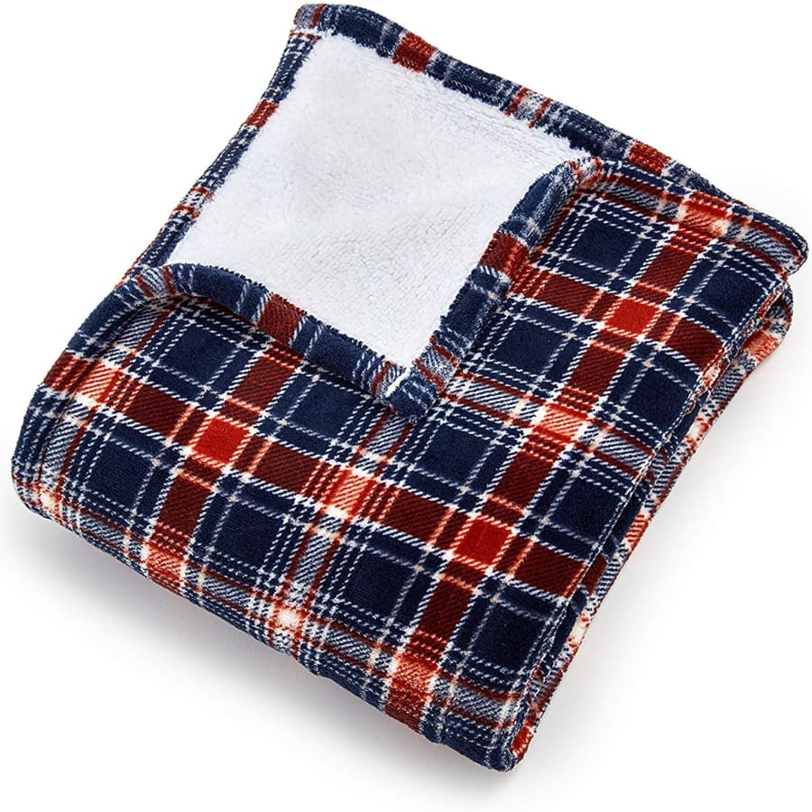 Eddie Bauer Smart Reversible Sherpa Heated Throw Blanket for $54