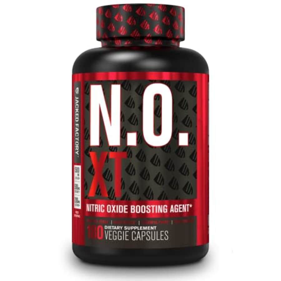 Jacked Factory N.O. XT Nitric Oxide Supplement With Nitrosigine L Arginine & L Citrulline for Muscle Growth, for $18 Jacked Factory N.O. XT Nitric Oxide Supplement With Nitrosigine L Arginine & L Citrulline for Muscle Growth, for $18