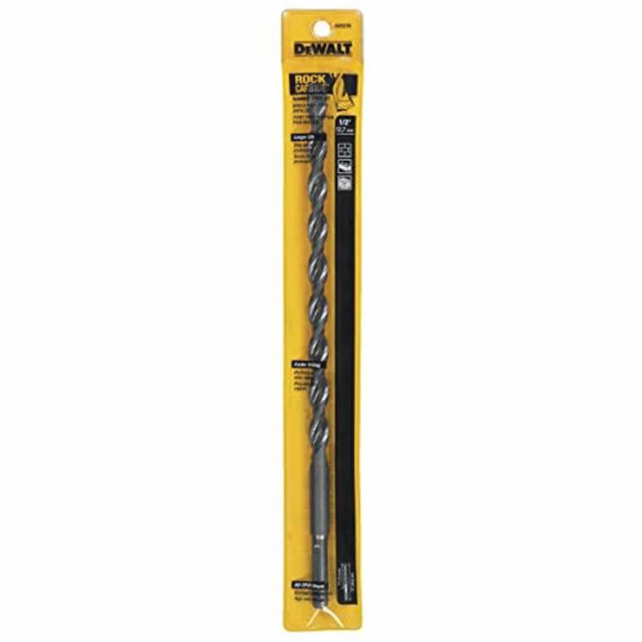 DEWALT DW5236 1/2-Inch x 12-Inch Carbide Hammer Drill Bits for $15 DEWALT DW5236 1/2-Inch x 12-Inch Carbide Hammer Drill Bits for $15
