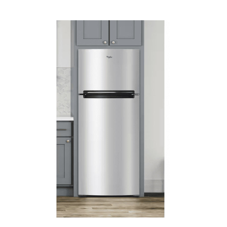 Whirlpool 18-Cu. Ft. Top Freezer Refrigerator for $698 Whirlpool 18-Cu. Ft. Top Freezer Refrigerator for $698
