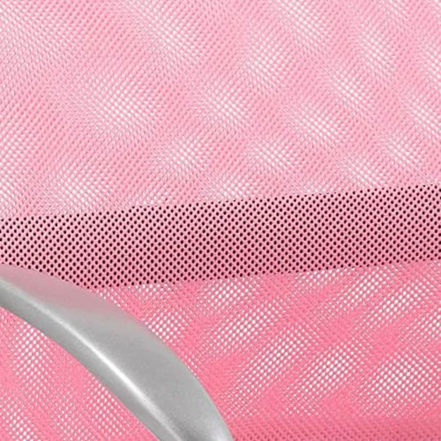 Boss Office Products Mesh Back Task Chair with Pewter Finish in Pink for $94 Boss Office Products Mesh Back Task Chair with Pewter Finish in Pink for $94