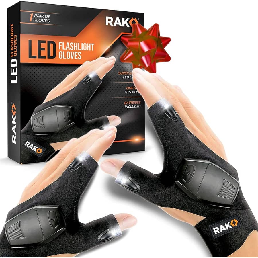 RAK LED Flashlight Gloves w/ Batteries for $8 RAK LED Flashlight Gloves w/ Batteries for $8