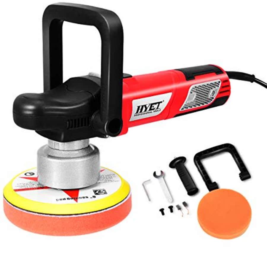 Goplus Random Orbital Polisher Electrical Sander Variable Speed Dual-Action Grinder Buffer Kit For for $40