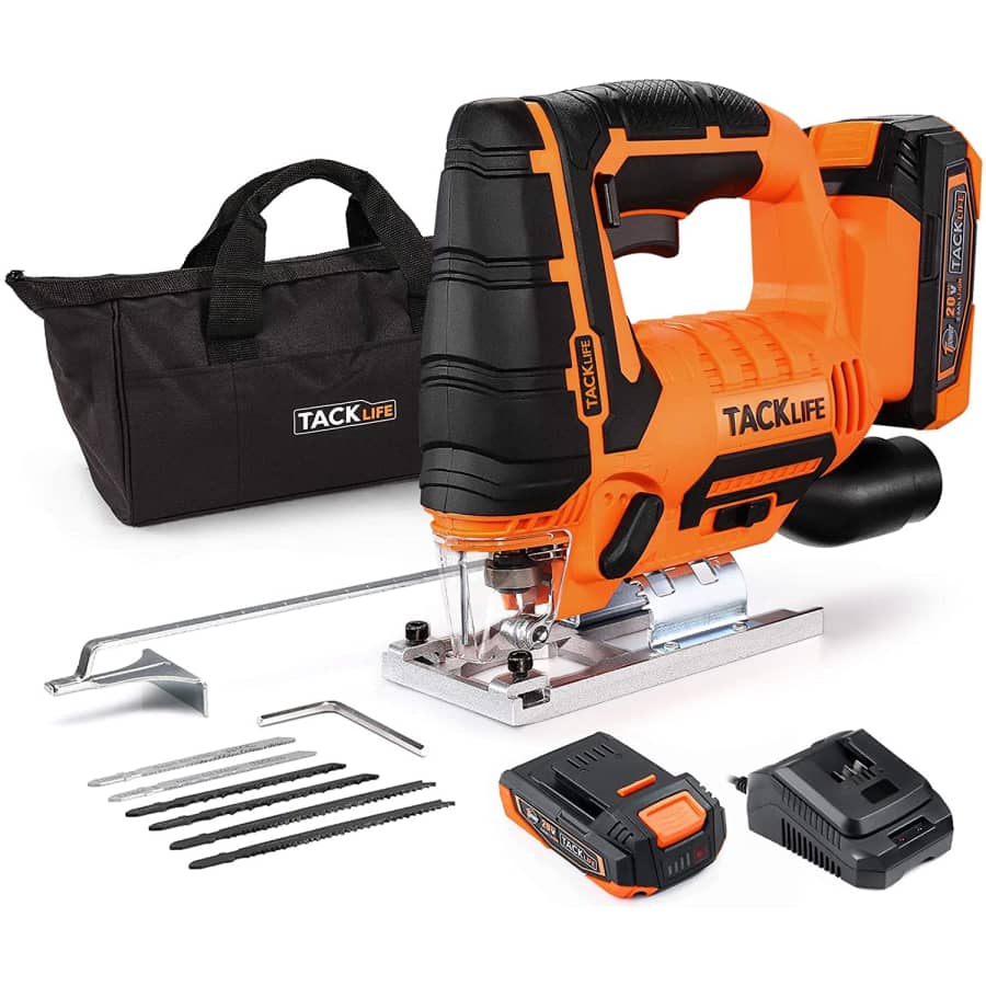 Tacklife 20V 6-Blade Jigsaw with Battery and Charger for $51 Tacklife 20V 6-Blade Jigsaw with Battery and Charger for $51
