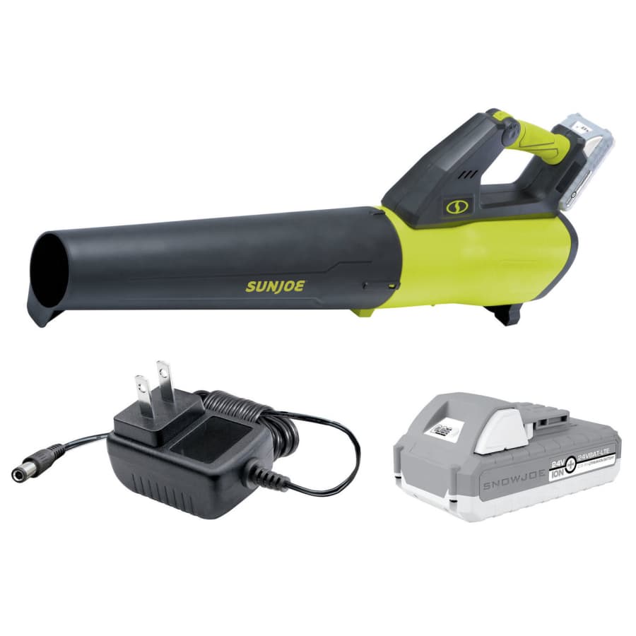 Sun Joe 24V iON+ Cordless Turbine Jet Blower Kit for $63 Sun Joe 24V iON+ Cordless Turbine Jet Blower Kit for $63
