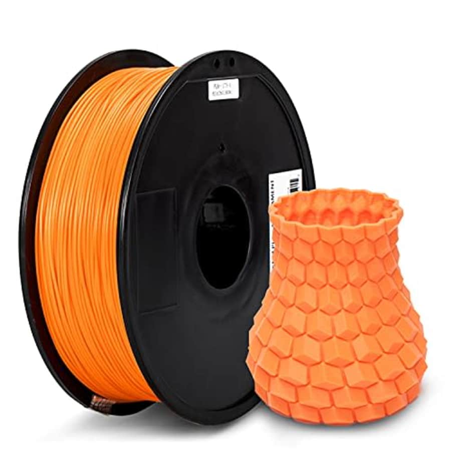 Inland 1.75mm Orange PLA PRO (PLA+) 3D Printer Filament 1KG Spool (2.2lbs), Dimensional Accuracy for $25